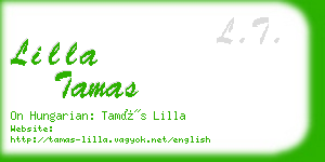 lilla tamas business card